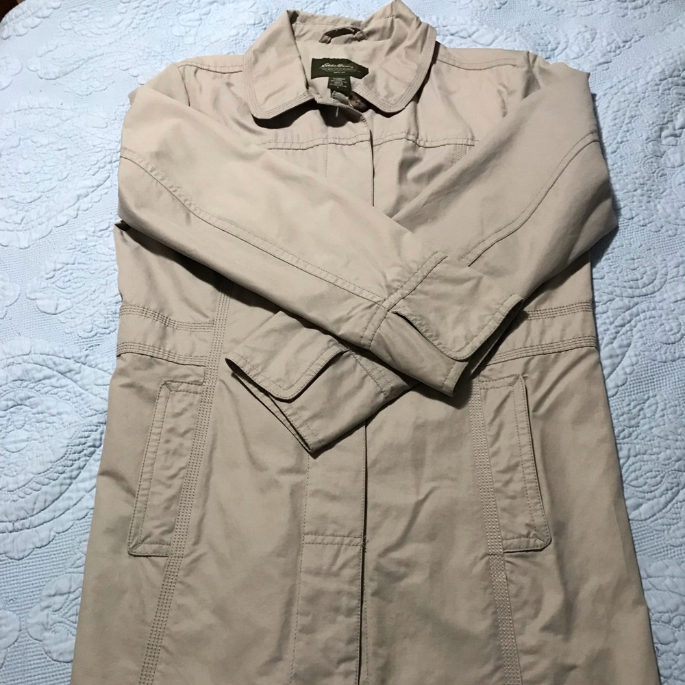 Eddie Bauer rain coat/trench coat